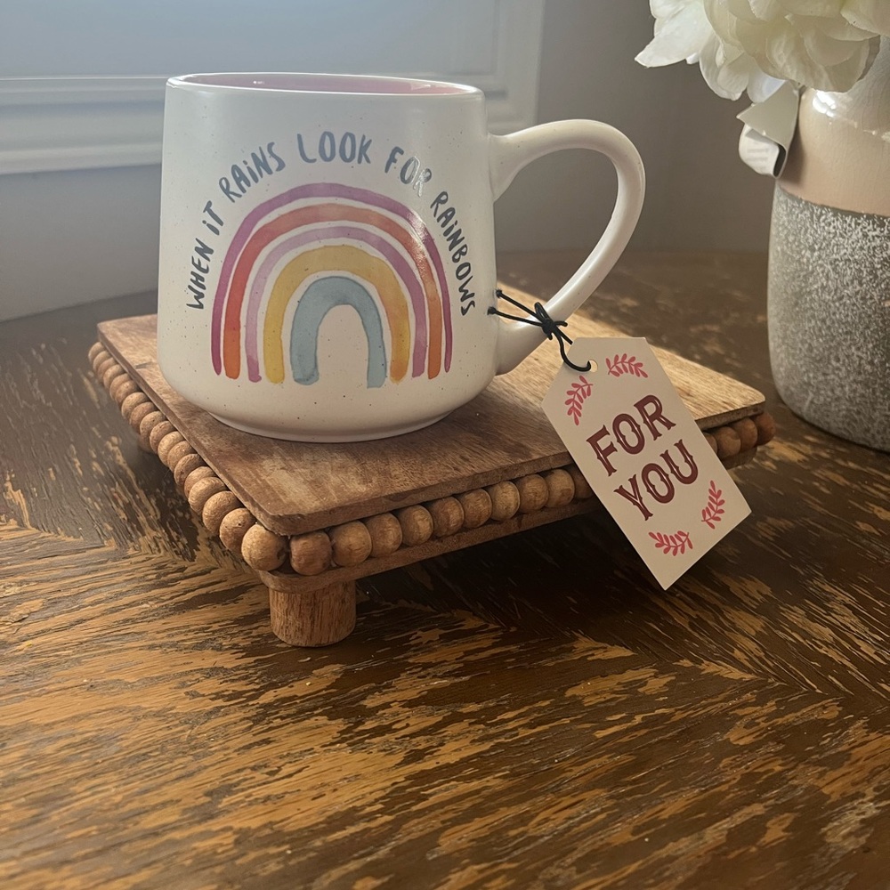 Sheffield Home White and Red Ceramic Mugs